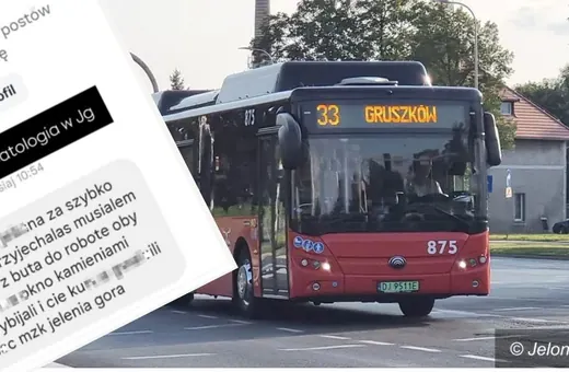Groził pracownicy MZK