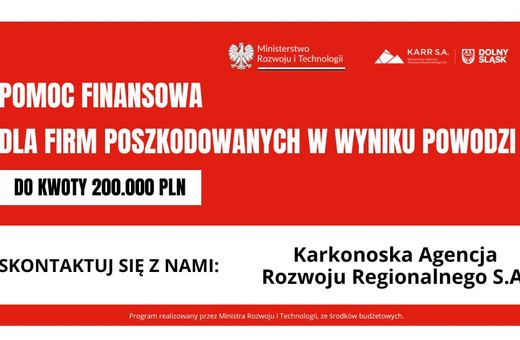 Do 200.000,00 złotych dla firm poszkodowanych w powodzi