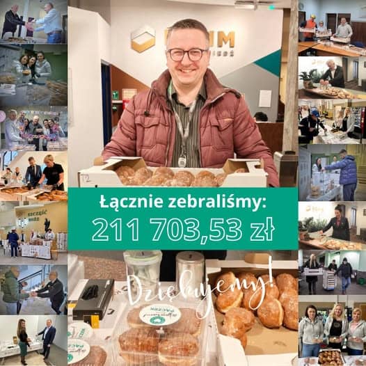 Rekord dobra w Tłusty Czwartek. Pracownicy KGHM zebrali ponad 211 tys. zł dla chorych dzieci