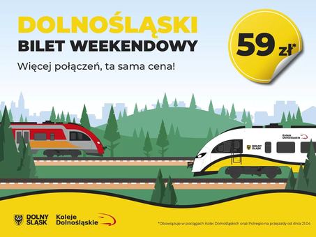 Tańsze weekendy z Kolejami Dolnośląskimi