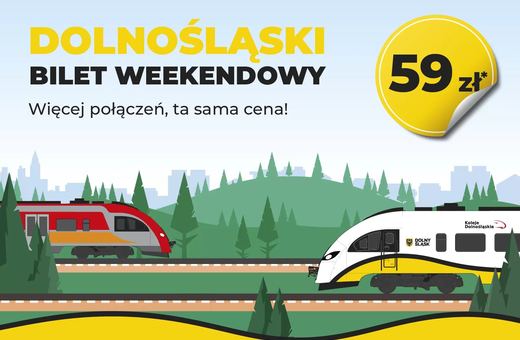 Tańsze weekendy z Kolejami Dolnośląskimi