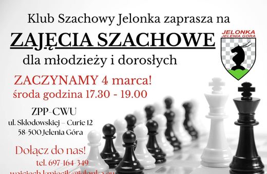 Szachy dla każdego. Nowe zajęcia w Jeleniej Górze