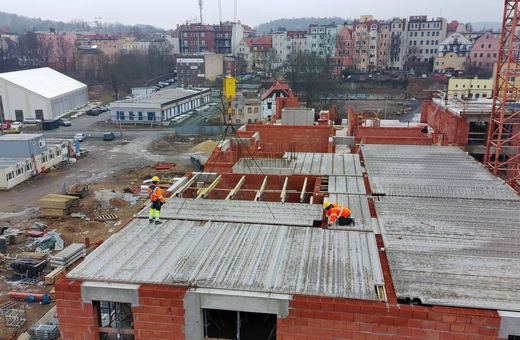 Mrozy nie zatrzymały budowy Nowej Młynówki