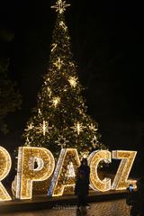Efektowne iluminacje pod Śnieżką