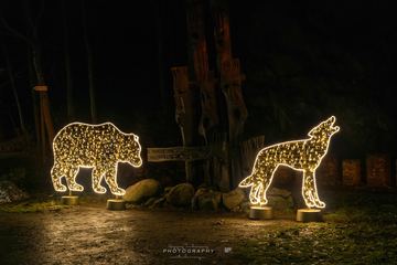 Efektowne iluminacje pod Śnieżką
