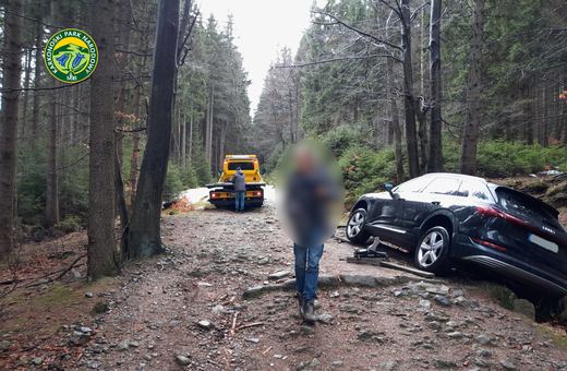 Chciał przejechać przez Karkonosze