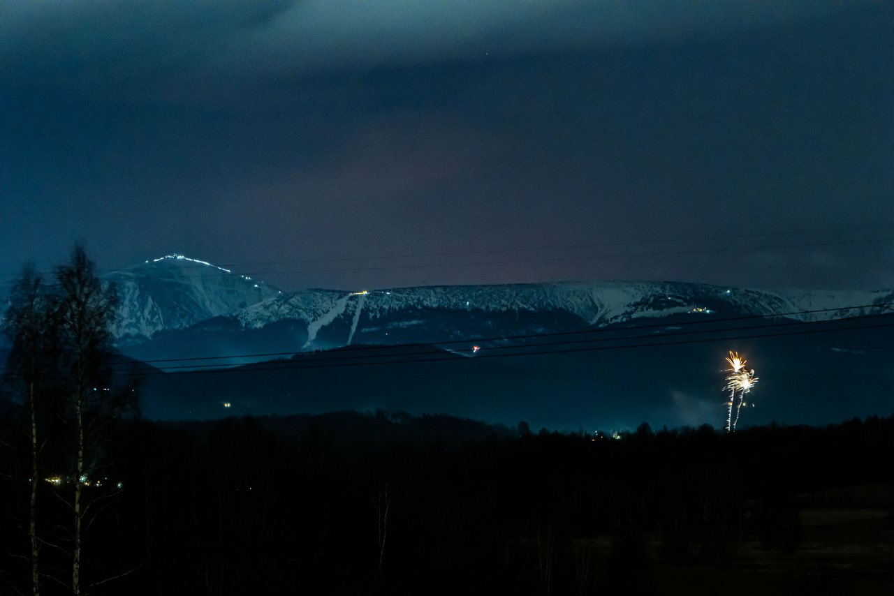 Sylwester na Śnieżce