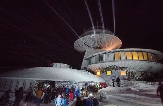 Sylwester na Śnieżce