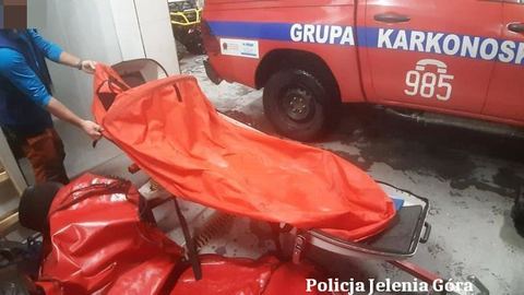 Zniszczył sanie GOPR