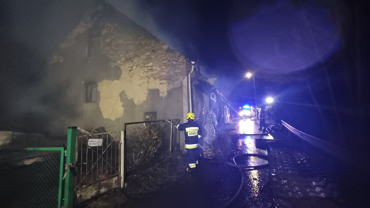 Pożar w Nowy Rok