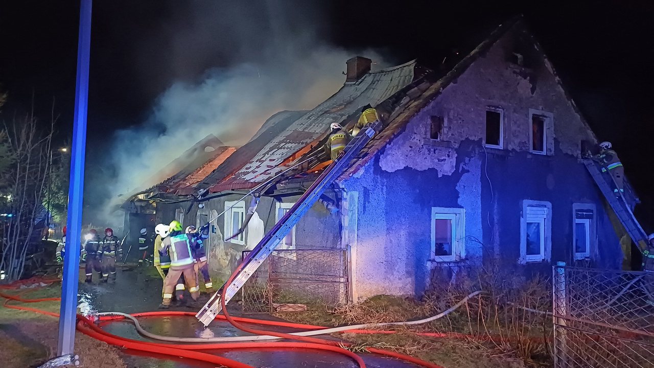 Pożar w Nowy Rok