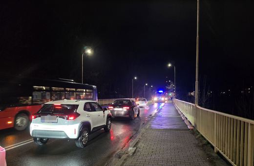 Stłuczka na moście