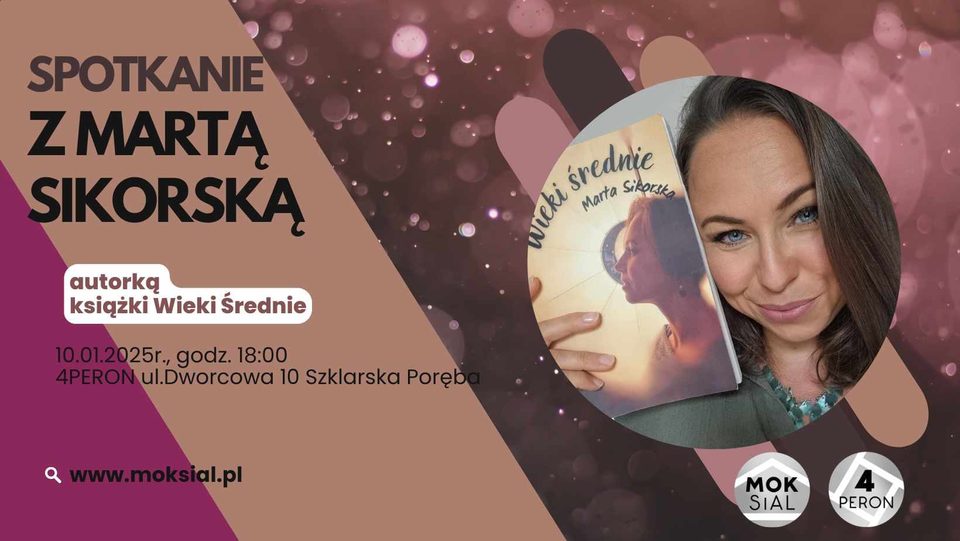 Spotkanie autorskie z Martą Sikorską