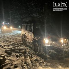 Utknęli w zamieci na Szyszaku