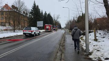 Awaria gazociągu na Grunwaldzkiej