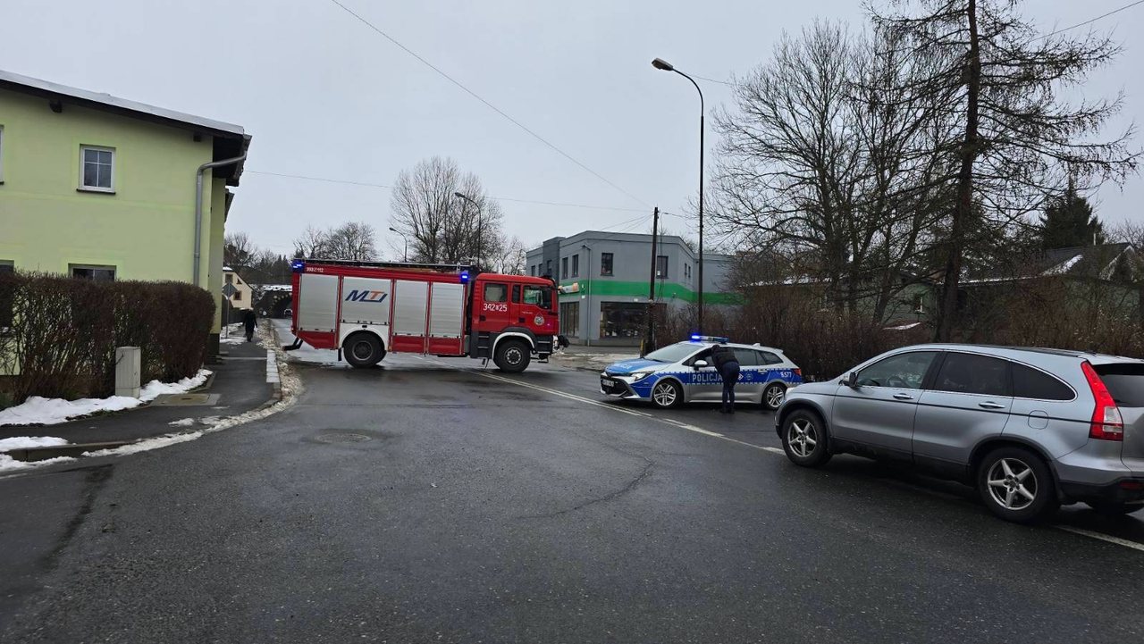 Awaria gazociągu na Grunwaldzkiej