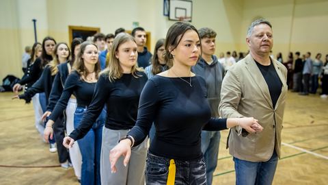 Przygotowania do studniówki trwają...