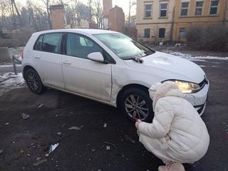 Kolizja w drodze po bułki