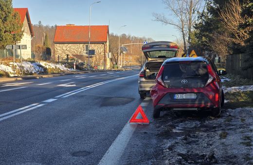 Kolizja na krajówce