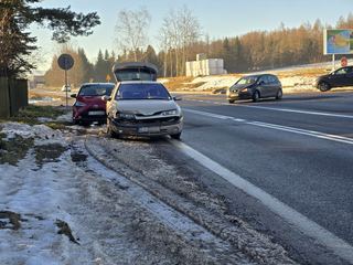 Kolizja na krajówce