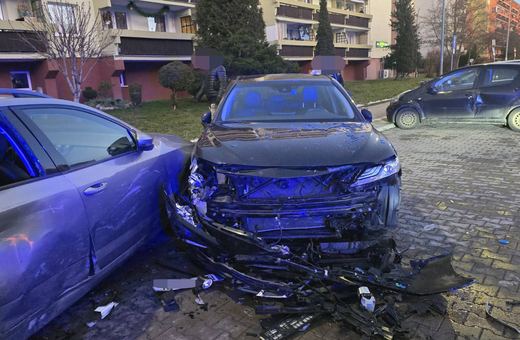 "Kosił" zaparkowane po kolei