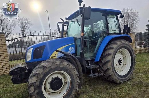 Rolniczka odzyskała ukradziony... nowoczesny traktor
