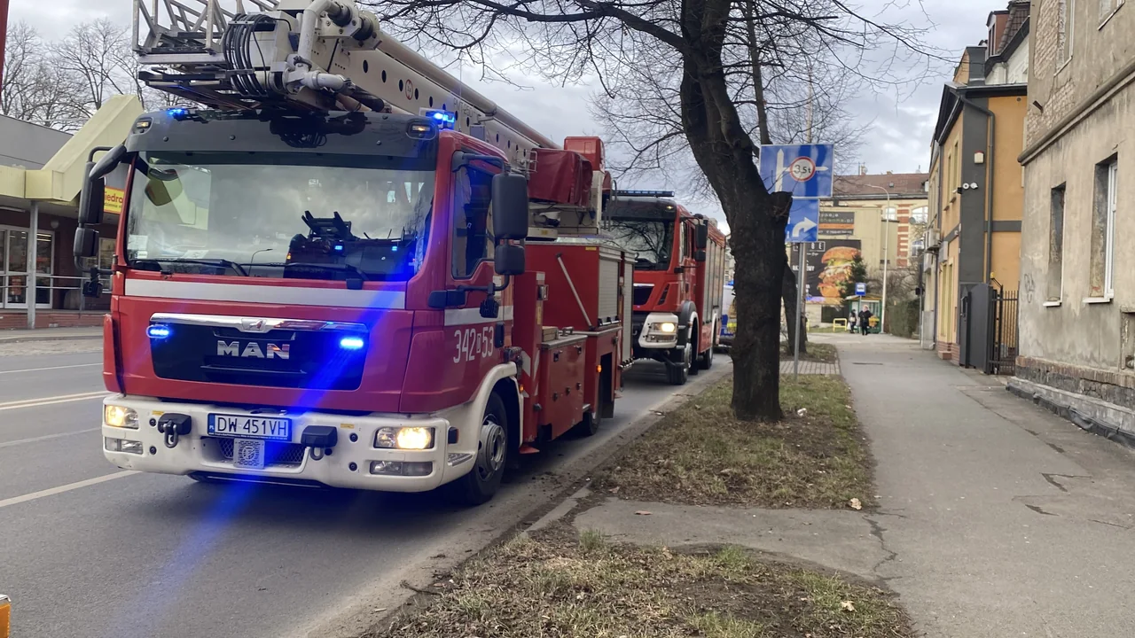 Miał się gaz ulatniać, to strażacy przyjechali