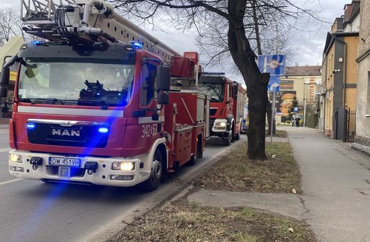 Miał się gaz ulatniać, to strażacy przyjechali
