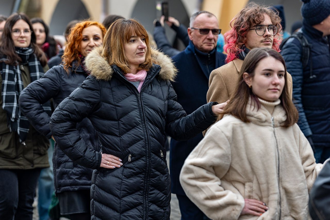 Maturzyści zatańczyli Poloneza