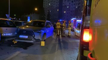 Kolizja 4 aut na Zabobrzu