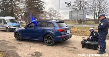 Dron na piratów drogowych