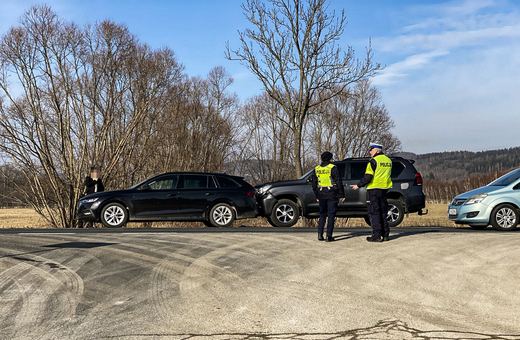 Drobna kolizja w Radomierzu