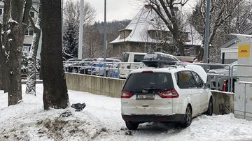 Fordem w murek koło Biedronki