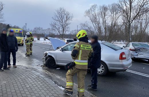 Prawie karambol w Radomierzu