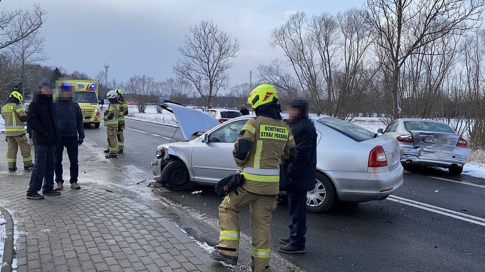 Prawie karambol w Radomierzu