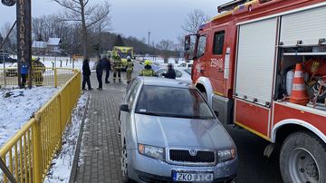 Prawie karambol w Radomierzu