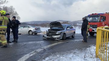 Prawie karambol w Radomierzu