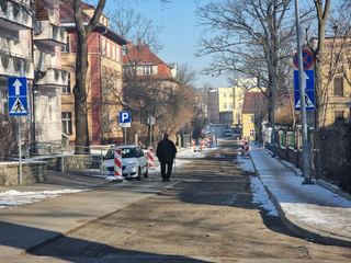 Nowe chodniki na Grabowskiego