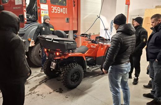 Nowy quad dla strażaków z Łomnicy
