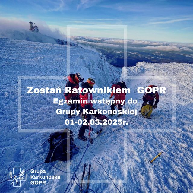 Egzamin dla przyszłych ratowników górskich