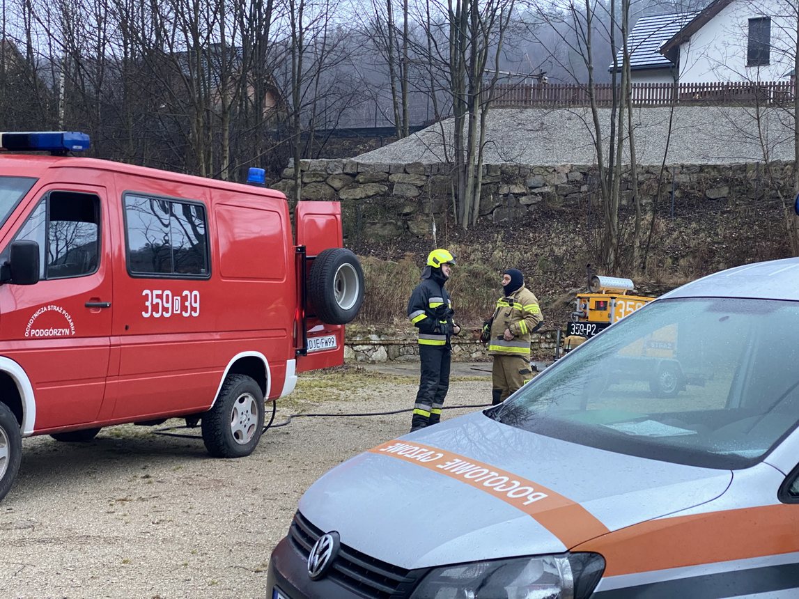 Pożar w Sobieszowie – jedna osoba nie żyje