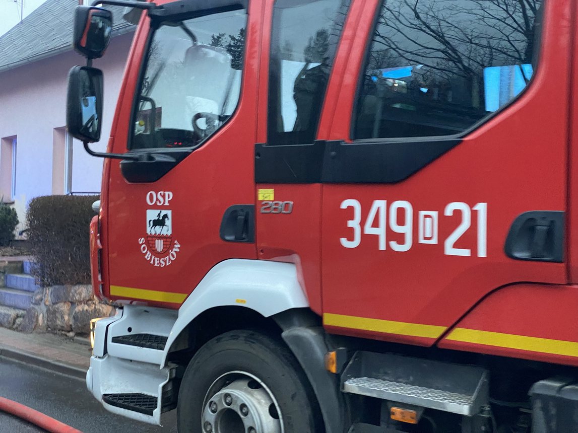 Pożar w Sobieszowie – jedna osoba nie żyje