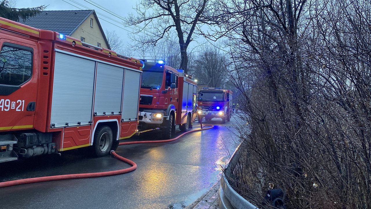 Pożar w Sobieszowie – jedna osoba nie żyje