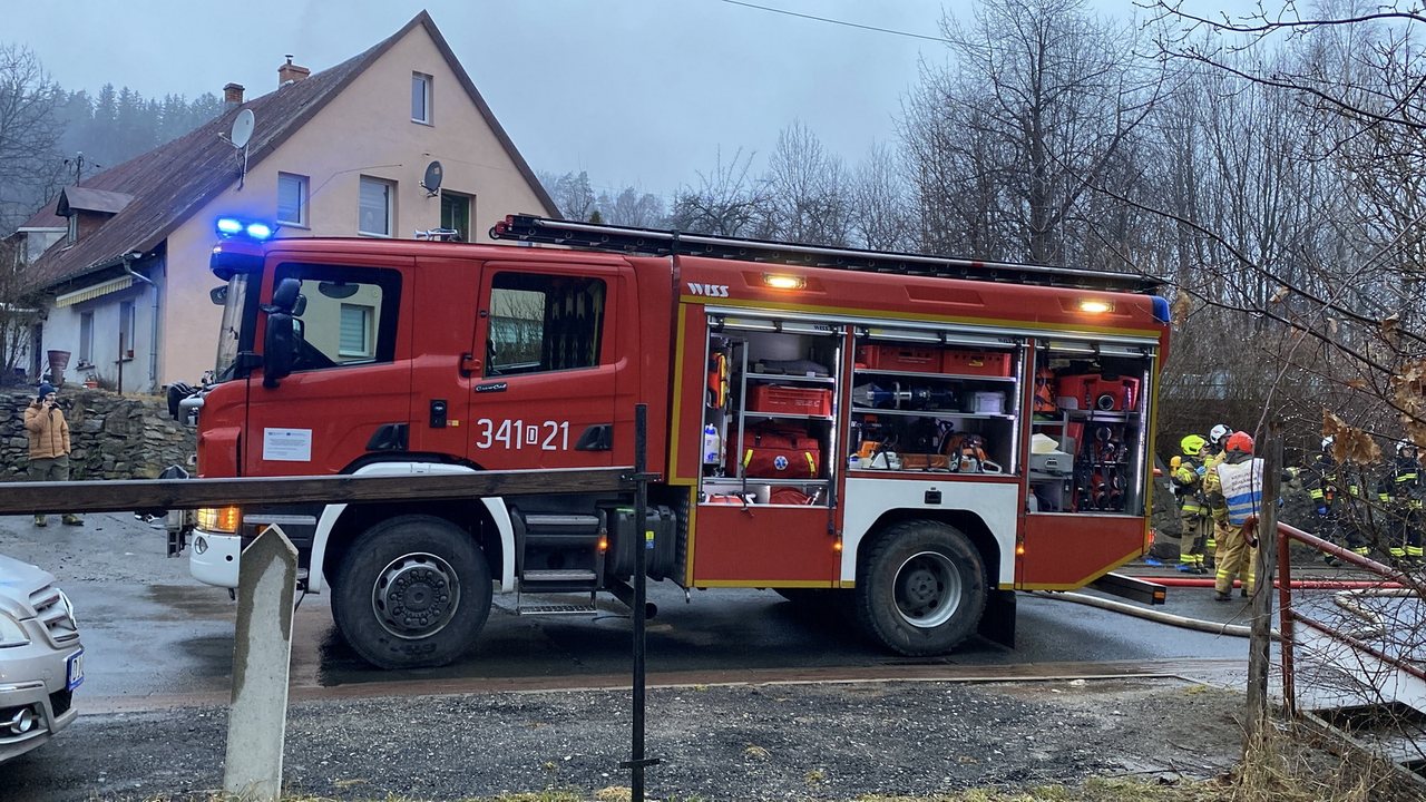 Pożar w Sobieszowie – jedna osoba nie żyje