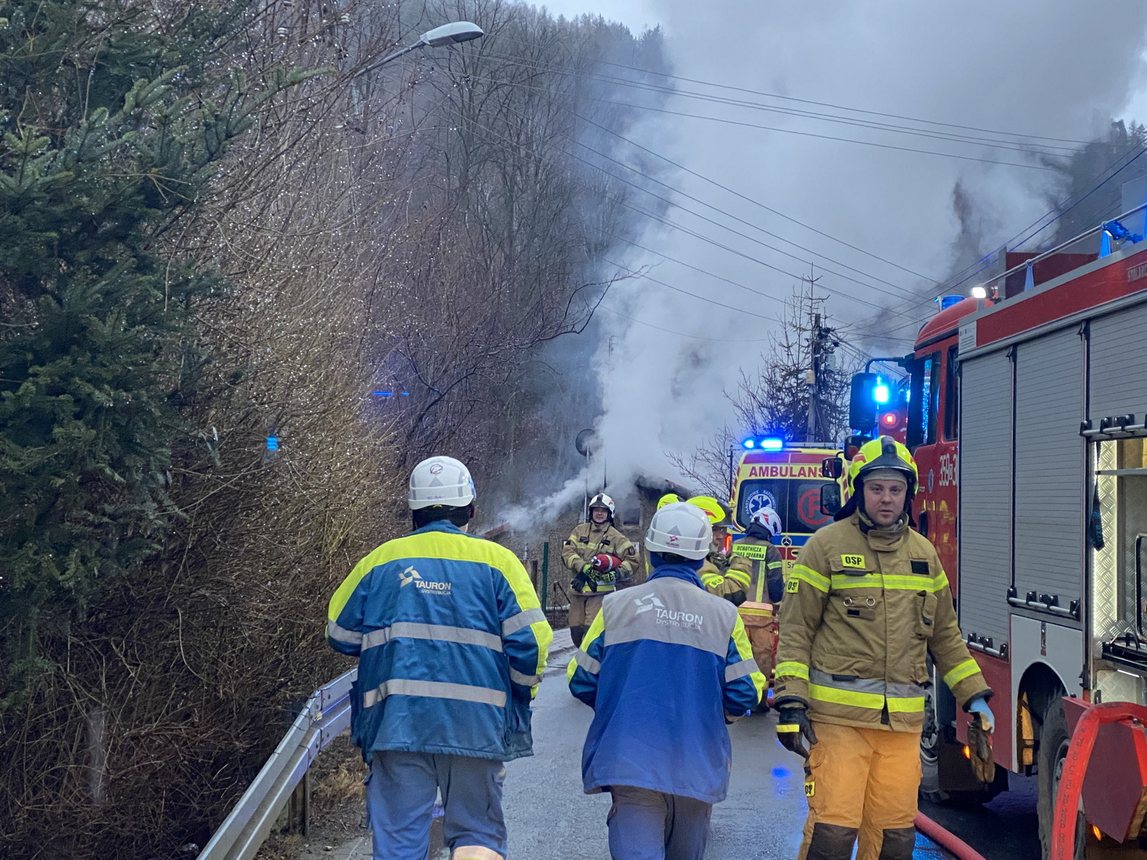 Pożar w Sobieszowie – jedna osoba nie żyje
