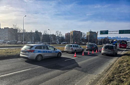 Znowu stłuczka – i znowu na Jana Pawła