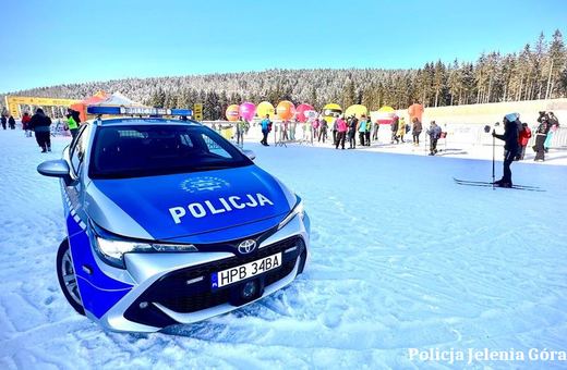 Policja pilnuje na Biegu Piastów