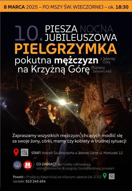Pójdą razem na Krzyżną Górę
