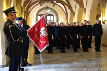 Ślubowanie nowych policjantów