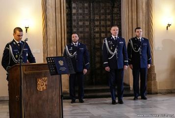 Ślubowanie nowych policjantów